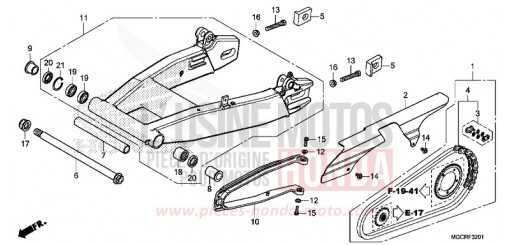 FORCELLONE (CB1100NA/NAD) CB1100NAJ di 2018